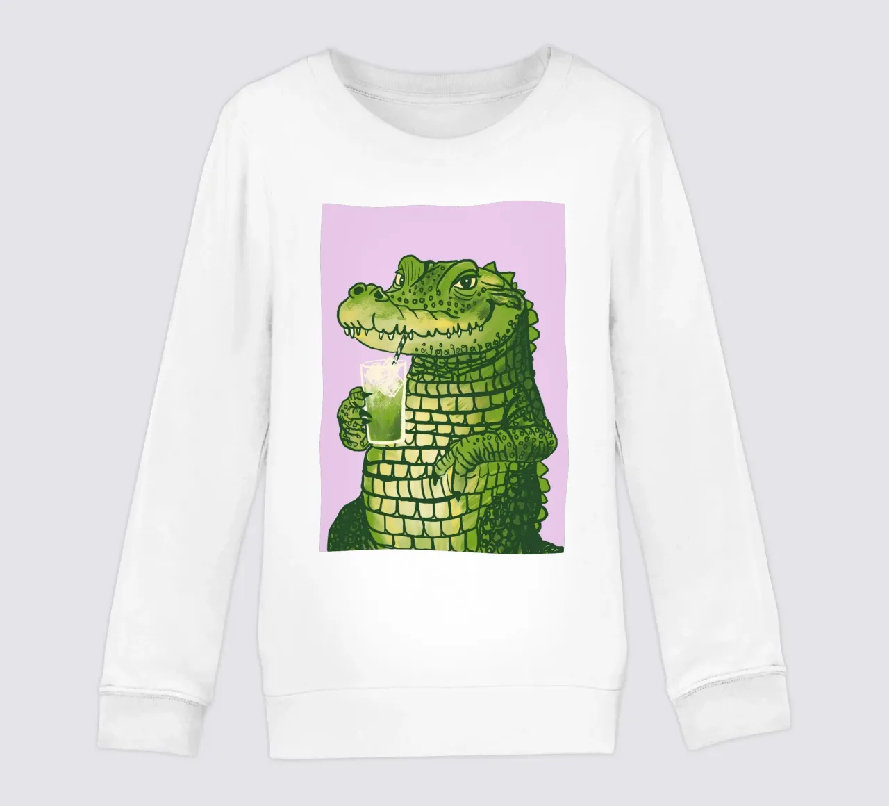 Matcha Krokodil felpa bambino da Studio Dolci