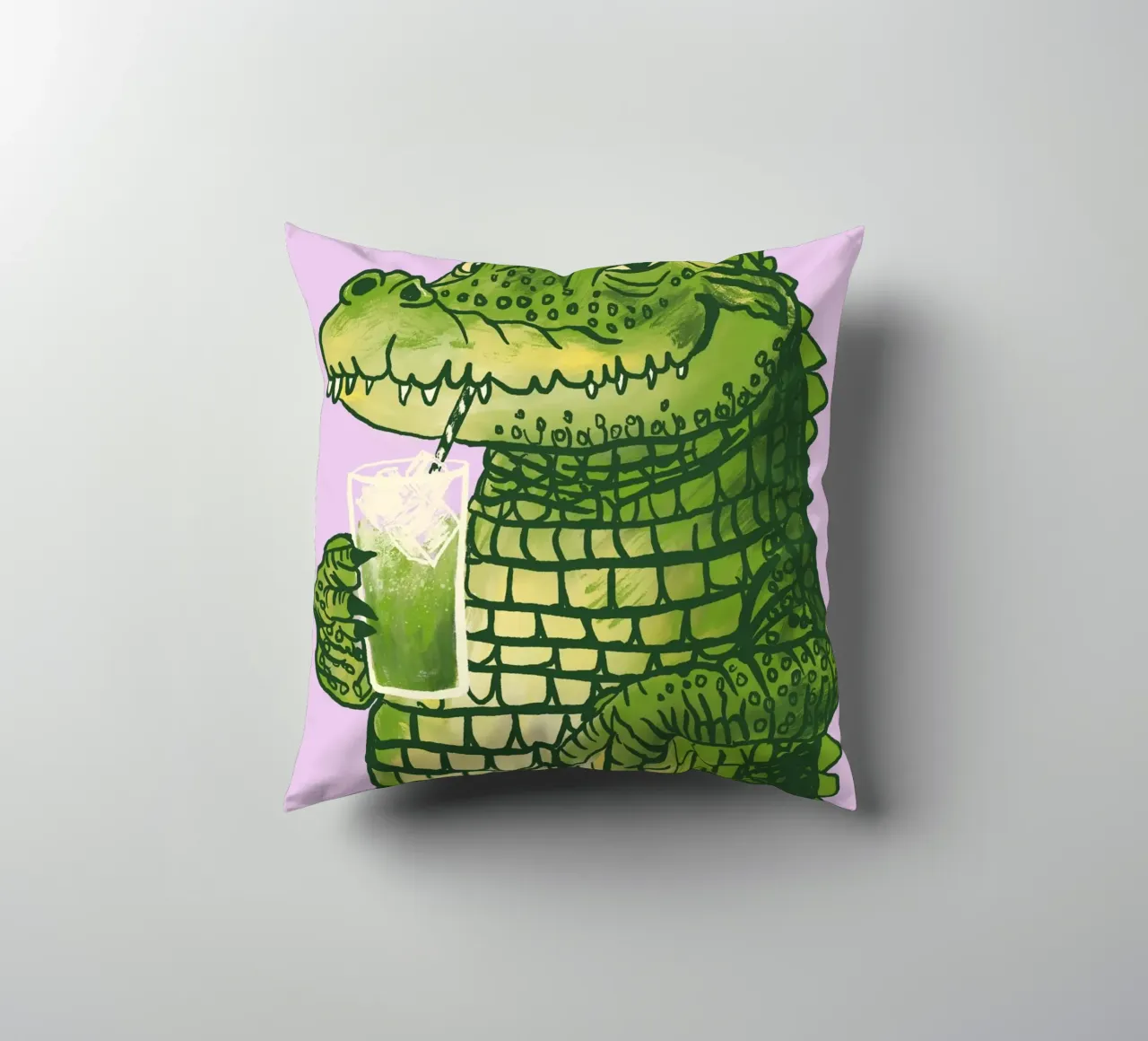 Matcha Krokodil cuscino da Studio Dolci