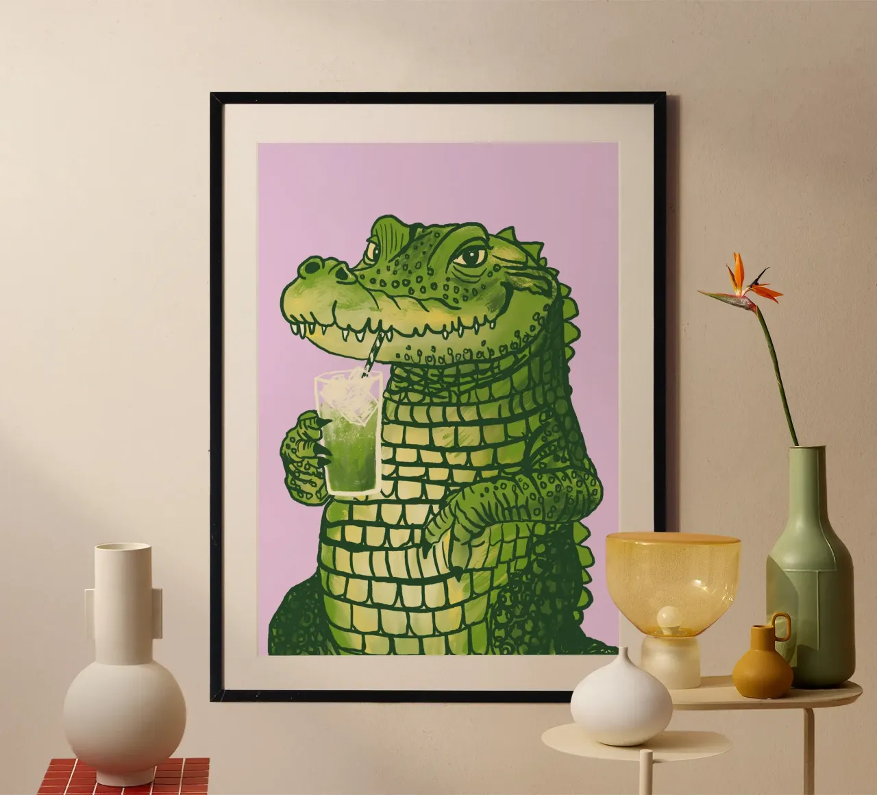 Matcha Krokodil Poster von Studio Dolci