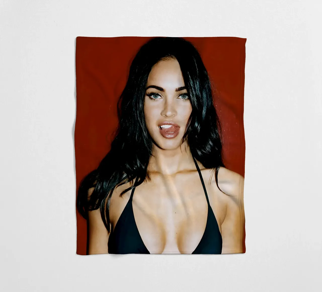 Bikini nero coperta in pile da Takeme