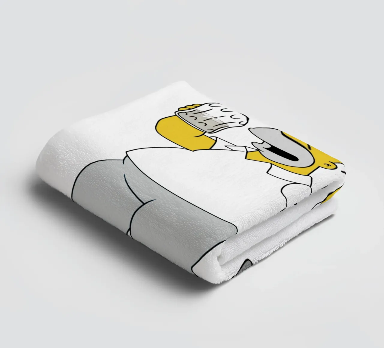 homer and bender drinking towel by Danielshop