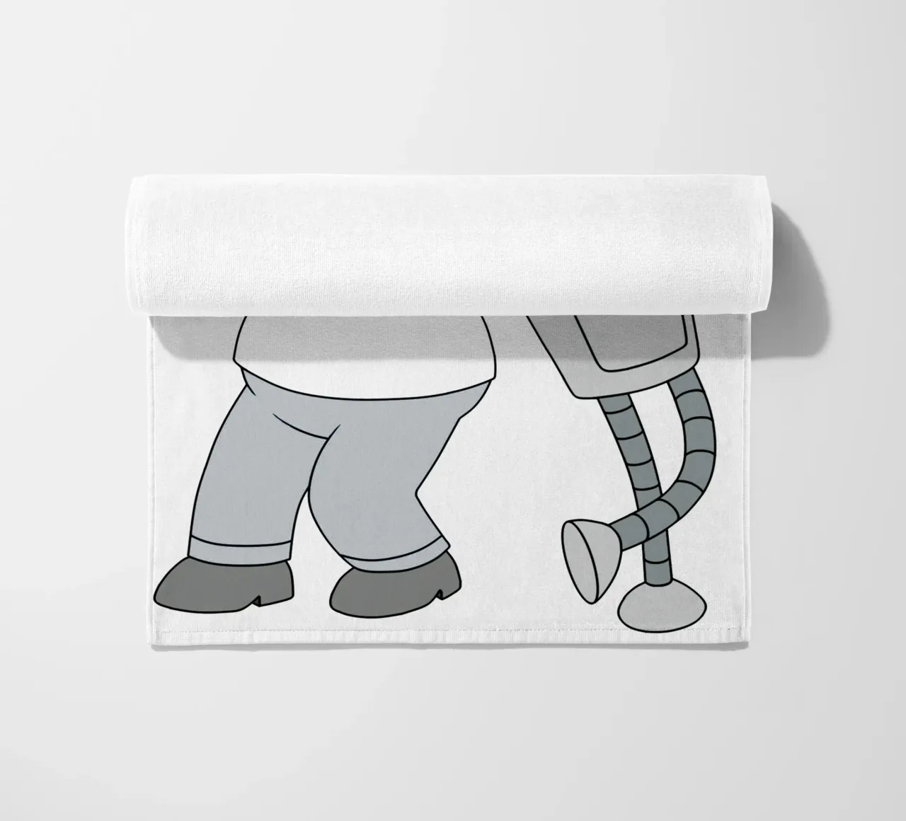 homer e bender che bevono telo mare da Danielshop