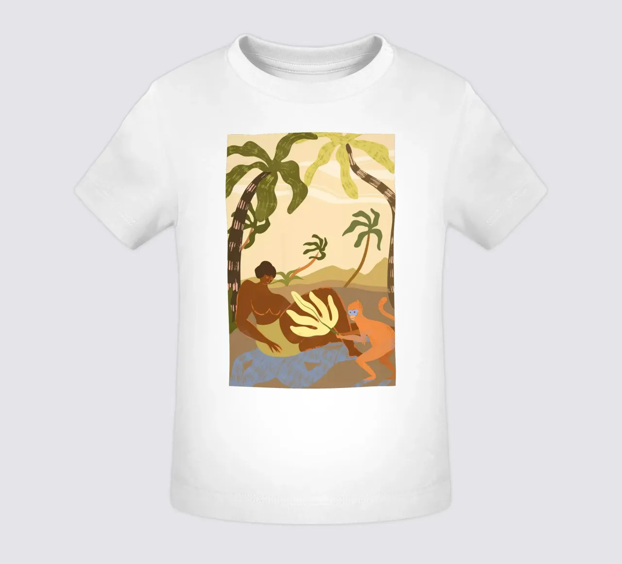Monkey Around maglietta neonato da Arty Guava