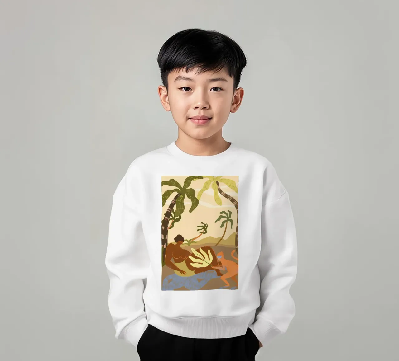 Monkey Around felpa bambino da Arty Guava