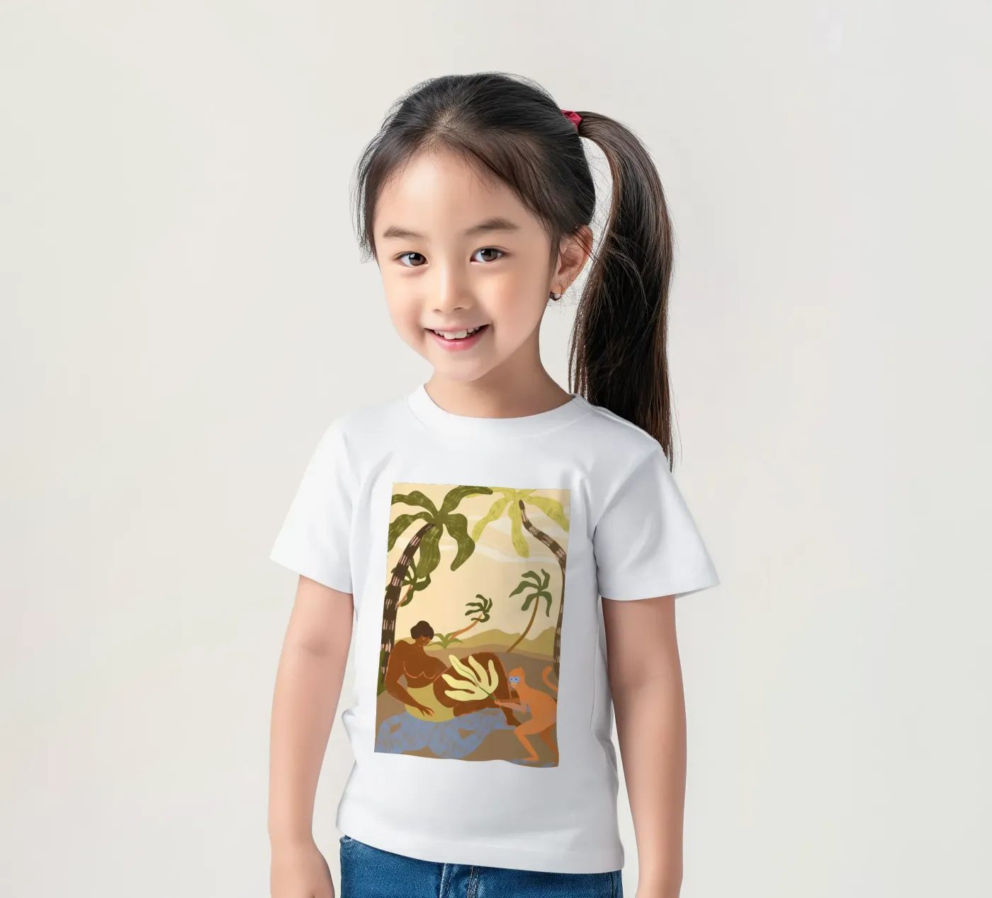 Monkey Around t-shirt bambini da Arty Guava