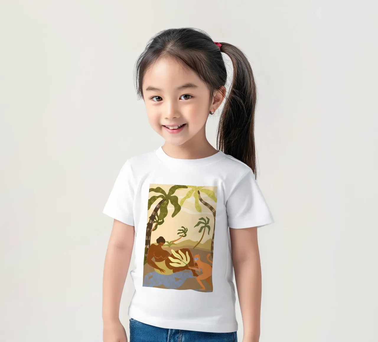 Monkey Around kinder t-shirt van Arty Guava