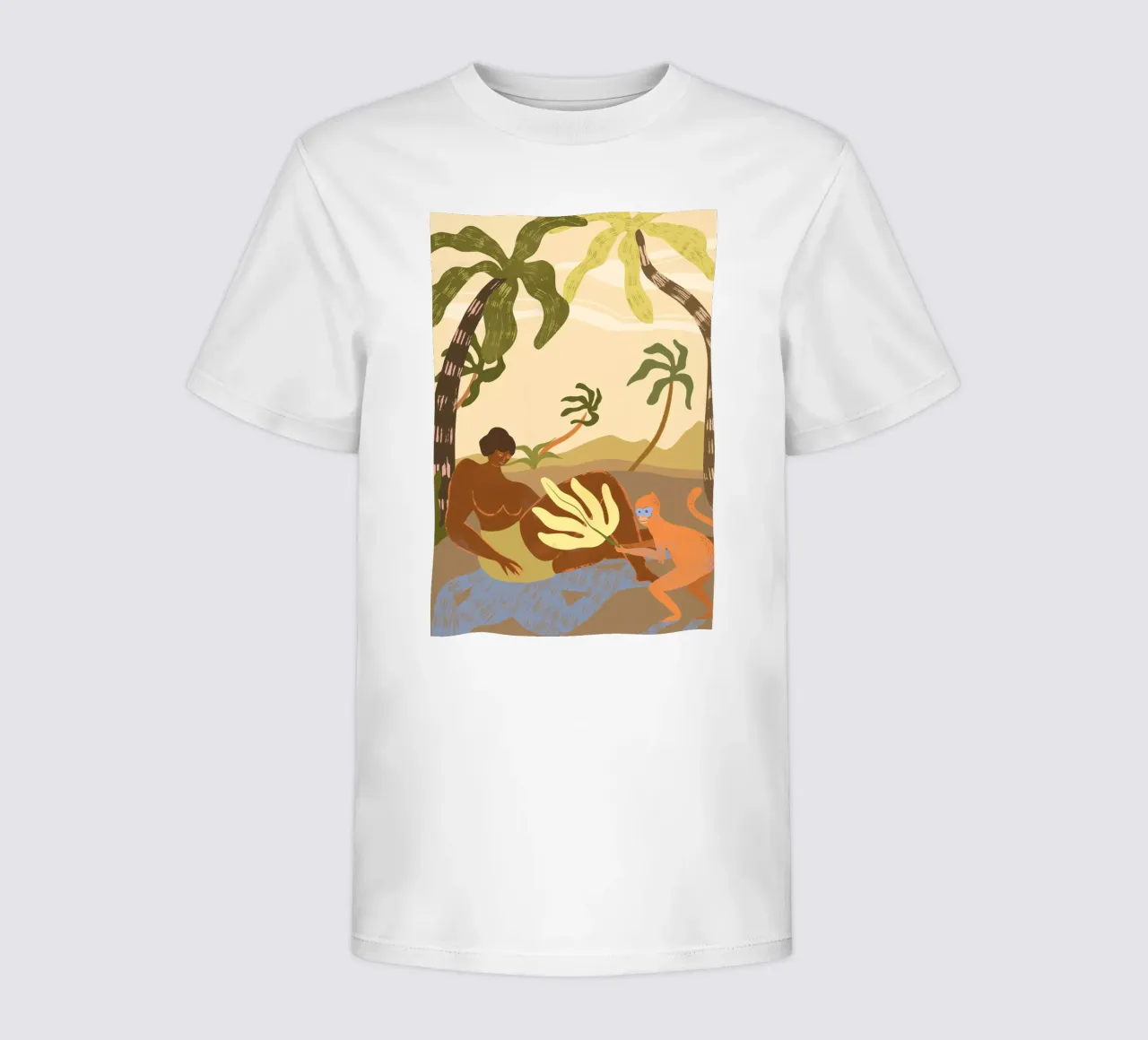 Monkey Around kinder t-shirt van Arty Guava