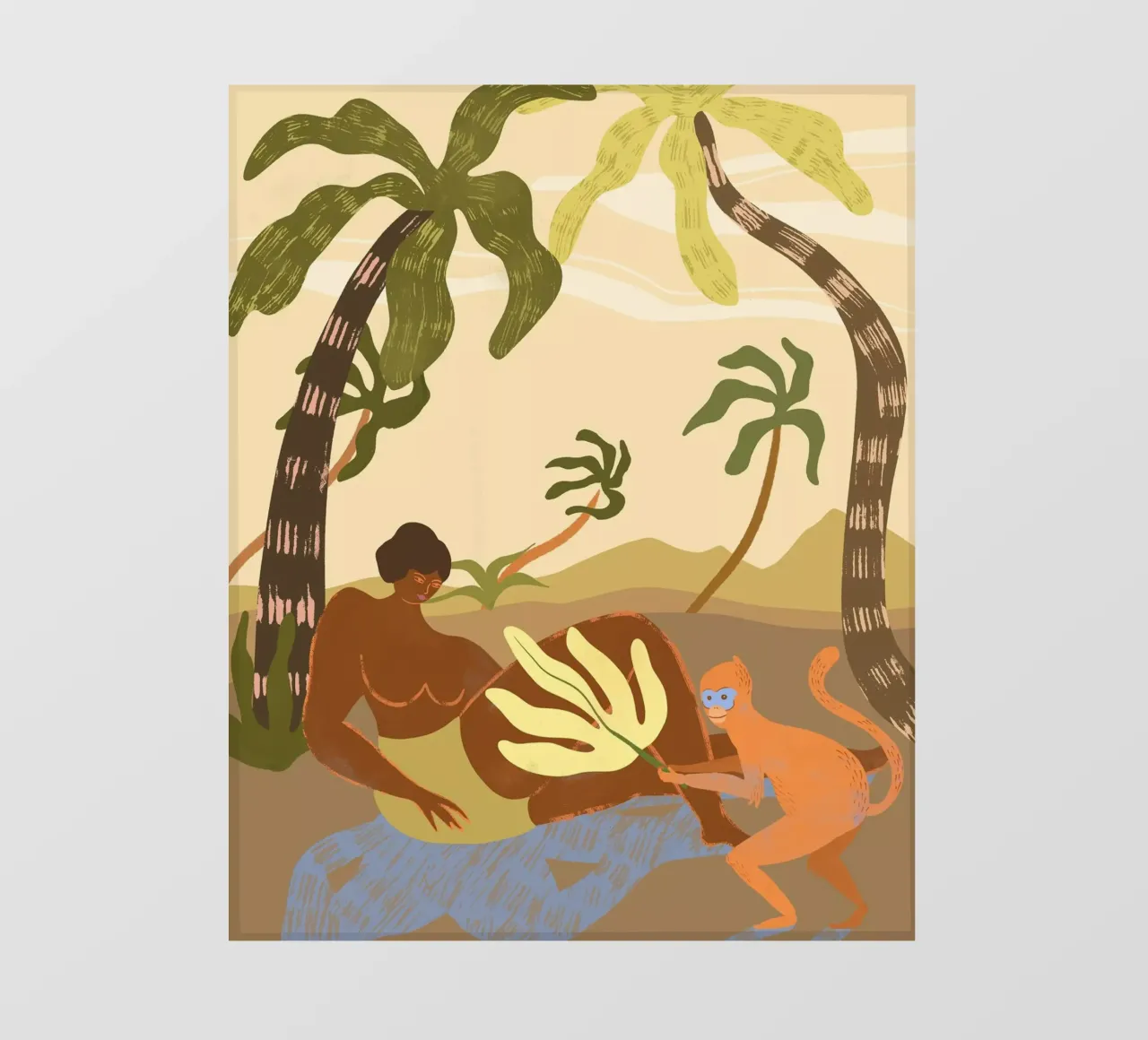 Monkey Around pellicola backlit da Arty Guava