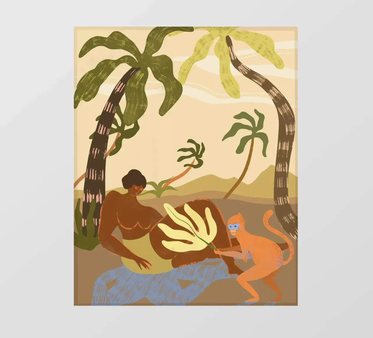 Monkey Around telo in pvc da Arty Guava