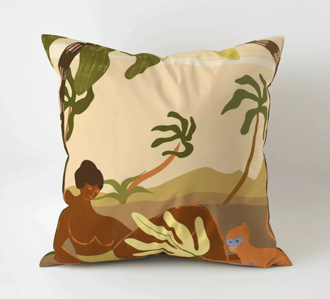 Monkey Around cuscino da Arty Guava