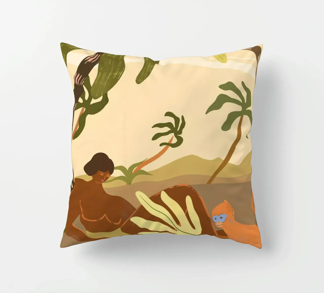 Monkey Around cuscino da Arty Guava