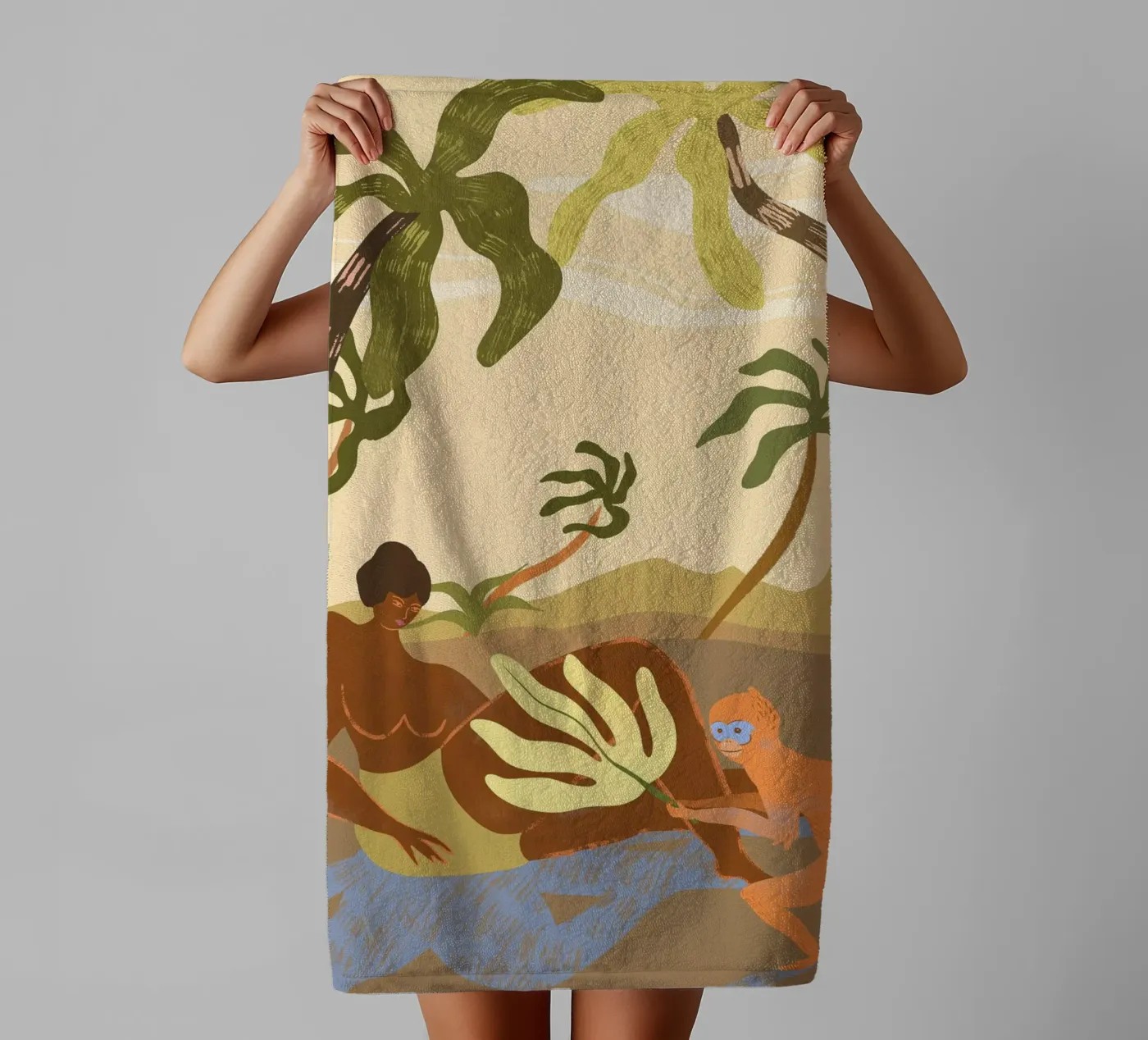Monkey Around towel by Arty Guava