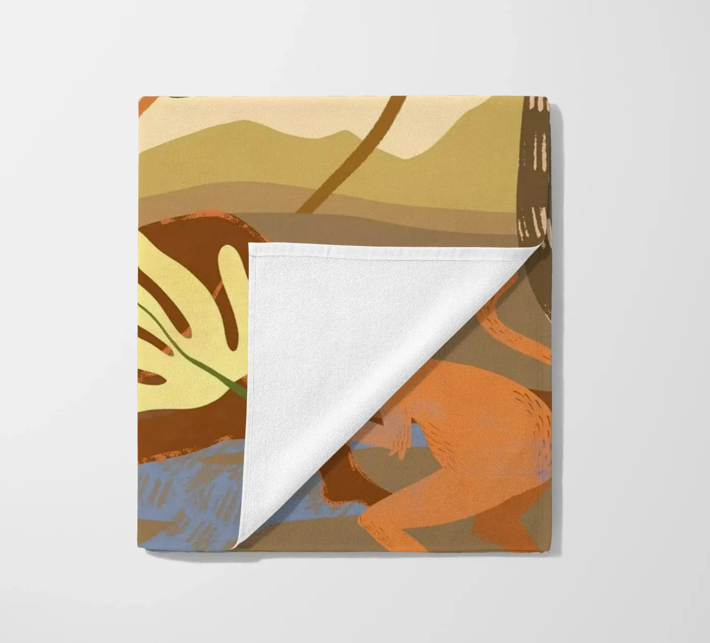 Monkey Around strandhanddoek van Arty Guava