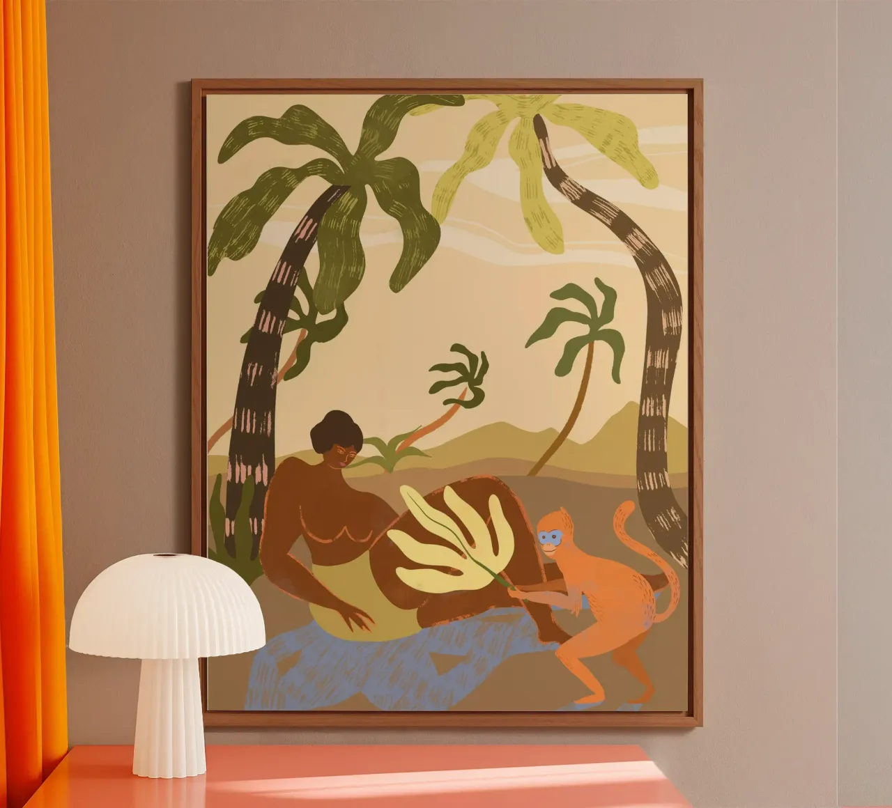 Monkey Around alluminio dibond da Arty Guava