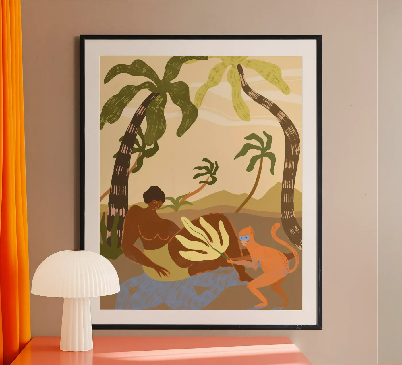 Monkey Around Poster von Arty Guava