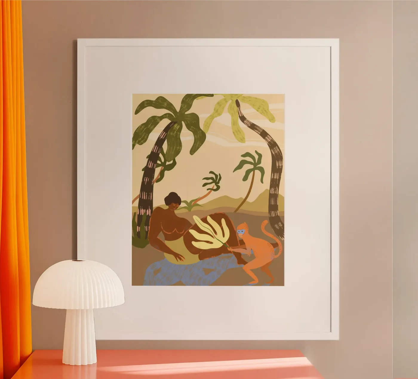 Monkey Around Poster von Arty Guava