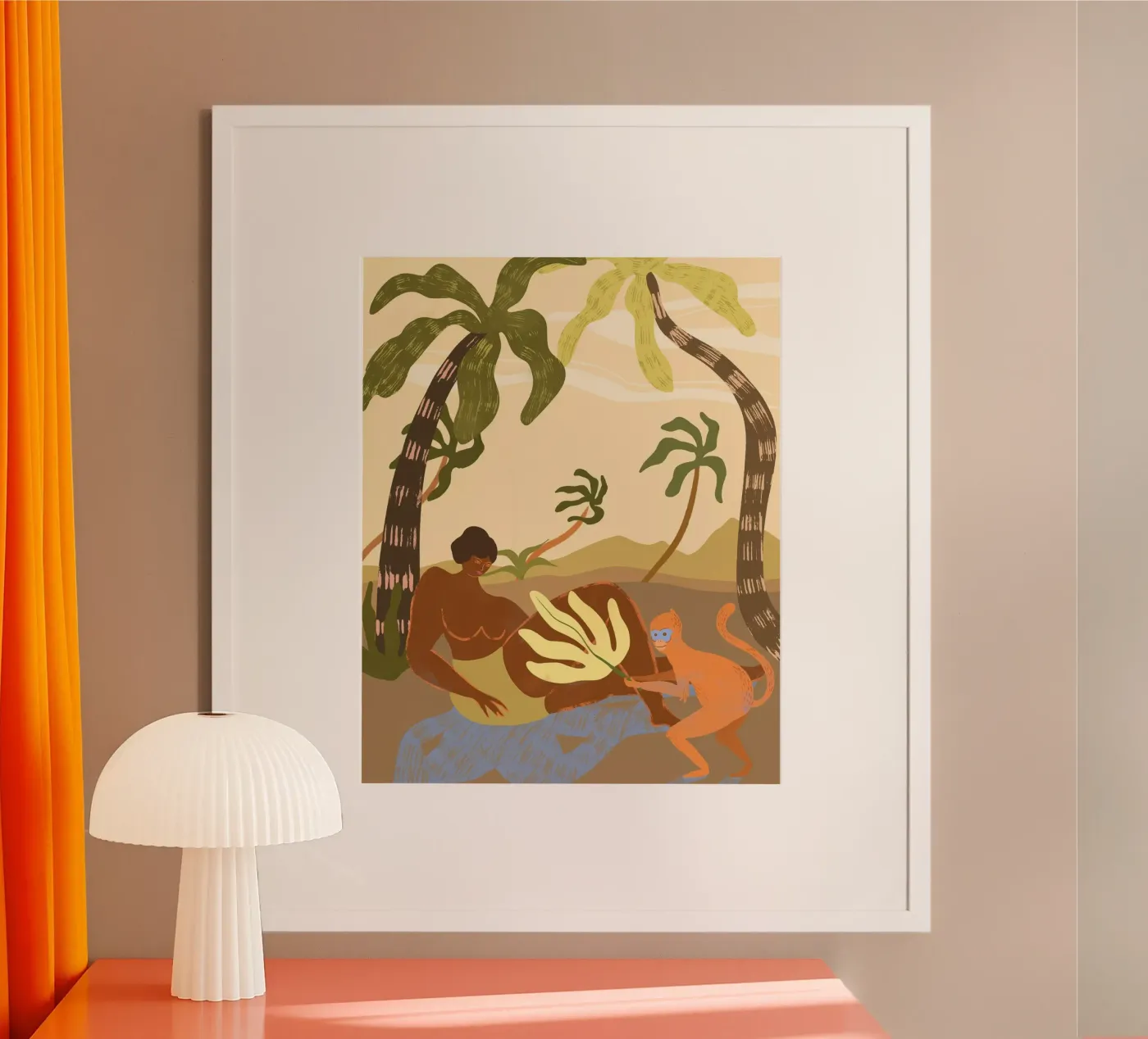 Monkey Around poster da Arty Guava