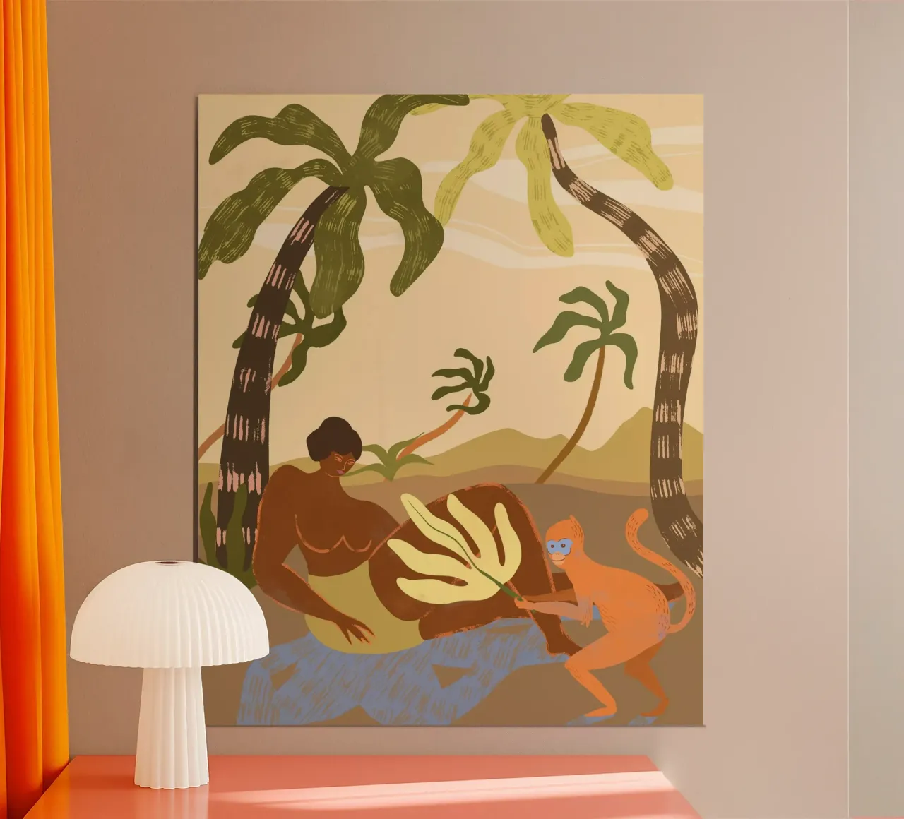 Monkey Around poster da Arty Guava