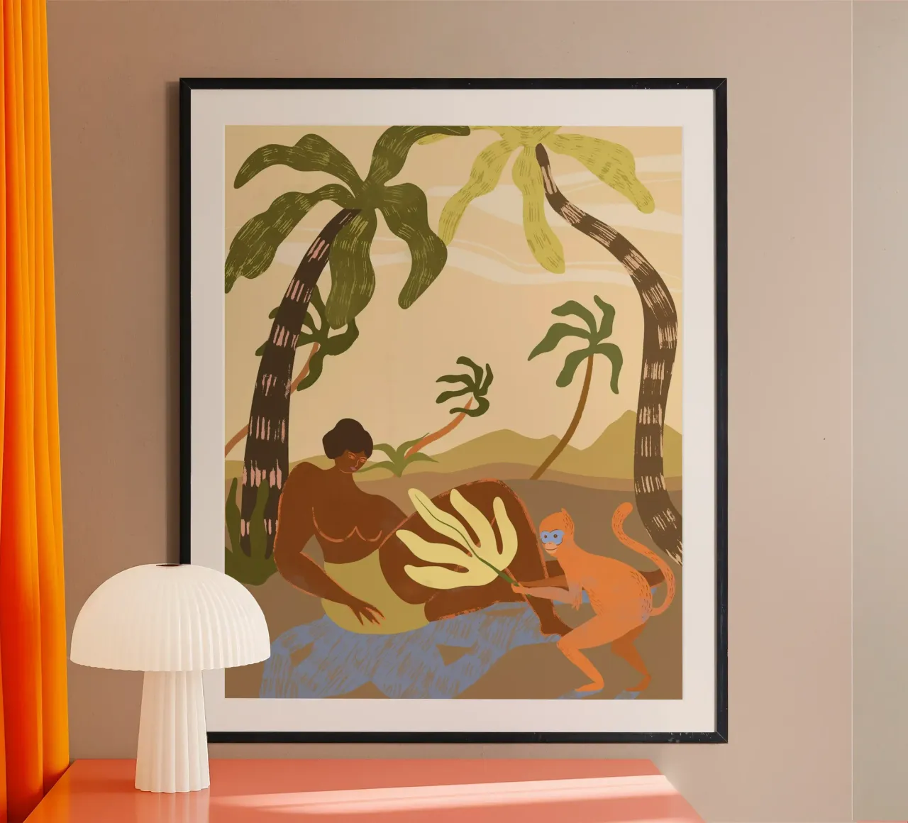 Monkey Around poster da Arty Guava