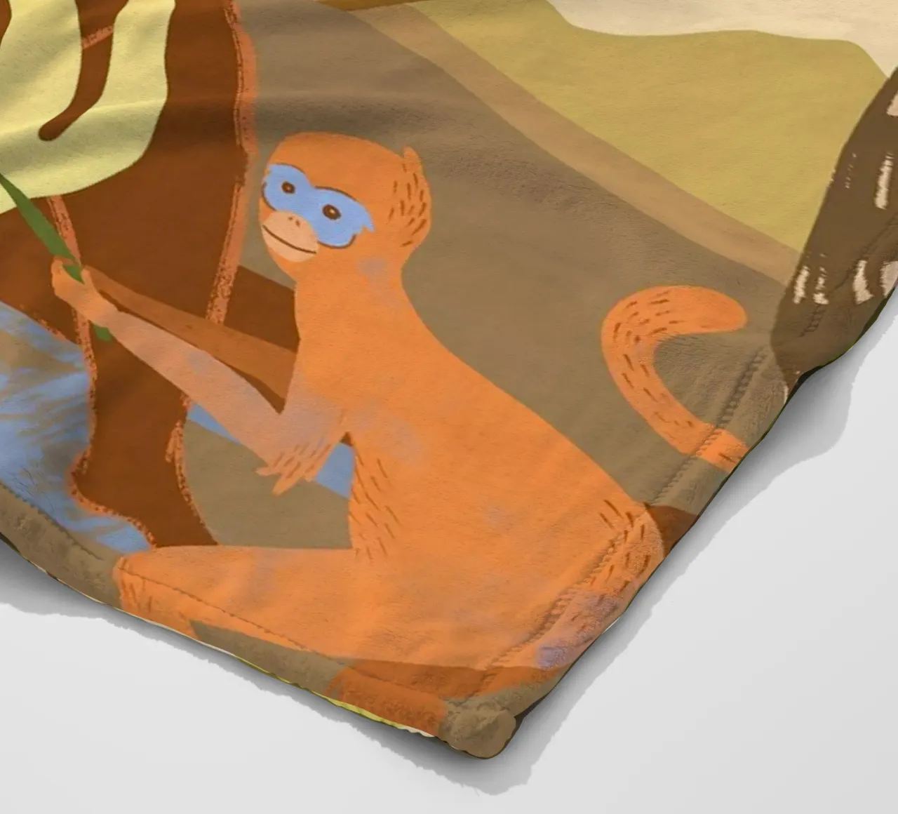 Monkey Around coperta in pile da Arty Guava