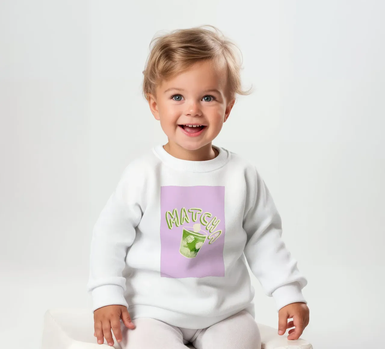 Matcha felpa neonato da Studio Dolci