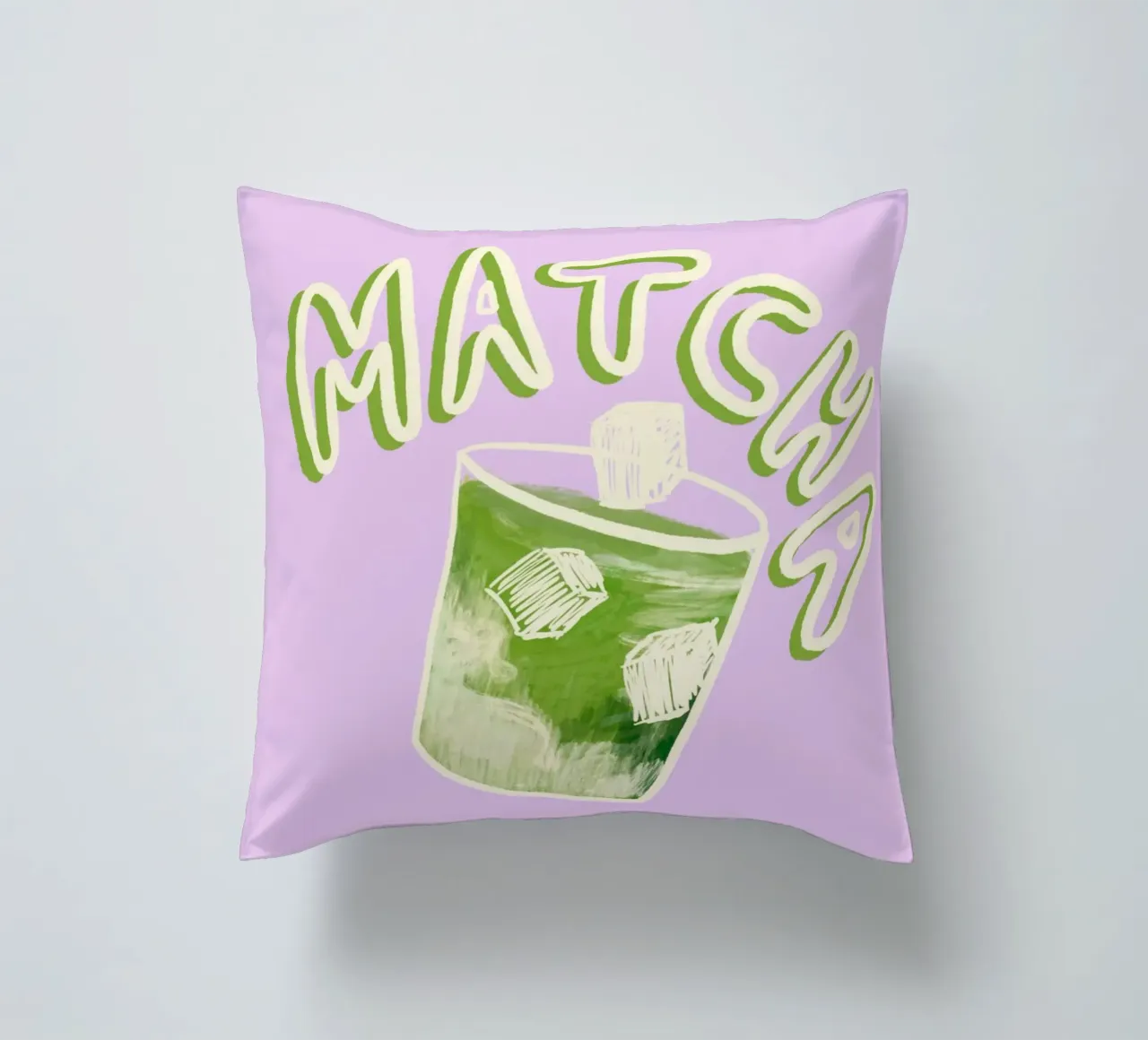Matcha decorative cushion by Studio Dolci