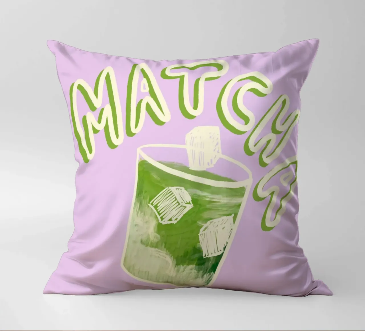 Matcha decorative cushion by Studio Dolci
