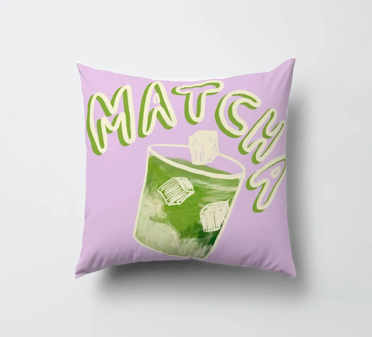Matcha decorative cushion by Studio Dolci