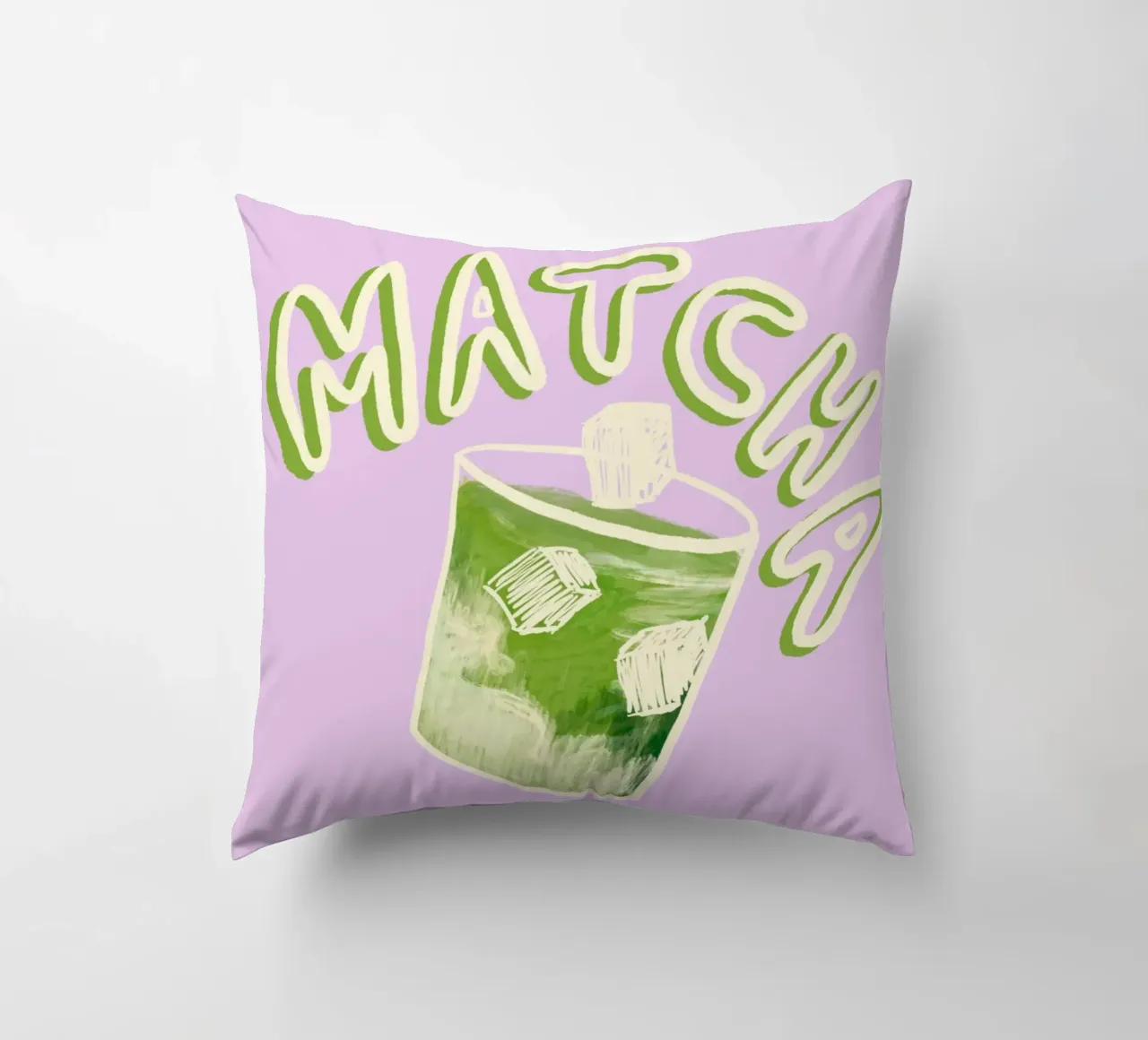 Matcha decorative cushion by Studio Dolci