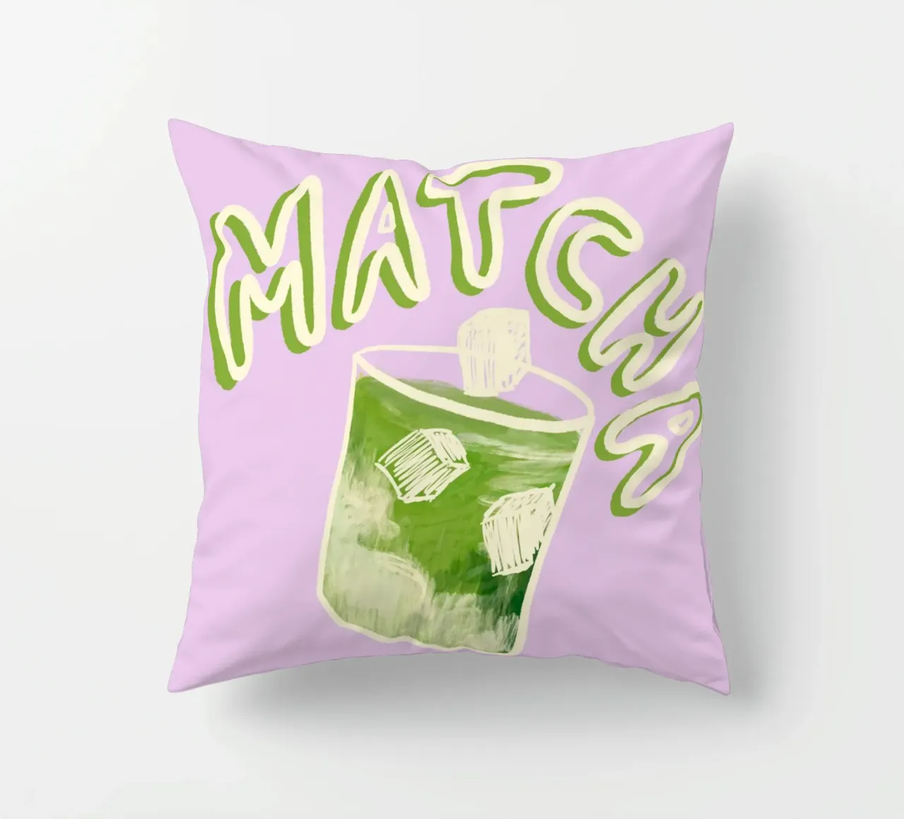 Matcha decorative cushion by Studio Dolci