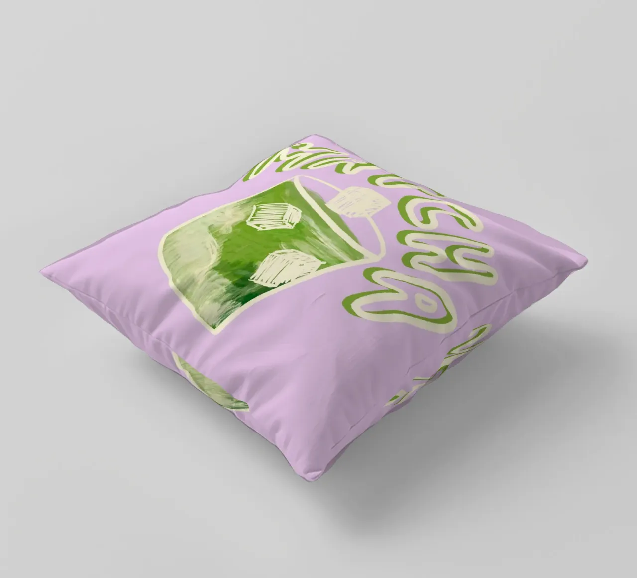 Matcha decorative cushion by Studio Dolci