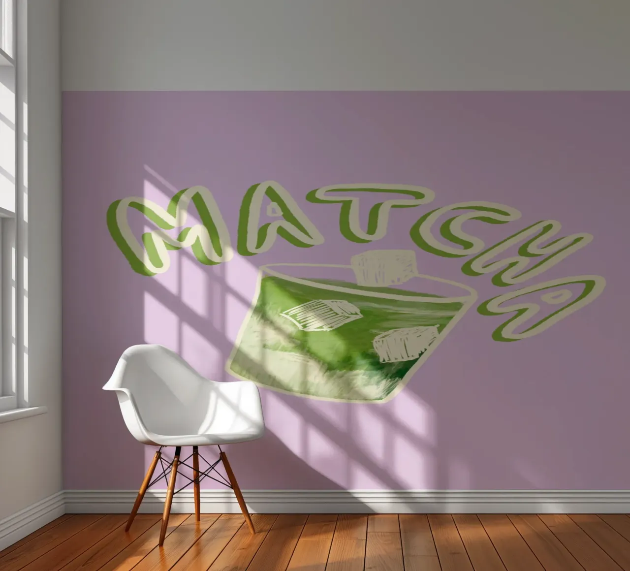 Matcha photo wallpaper by Studio Dolci