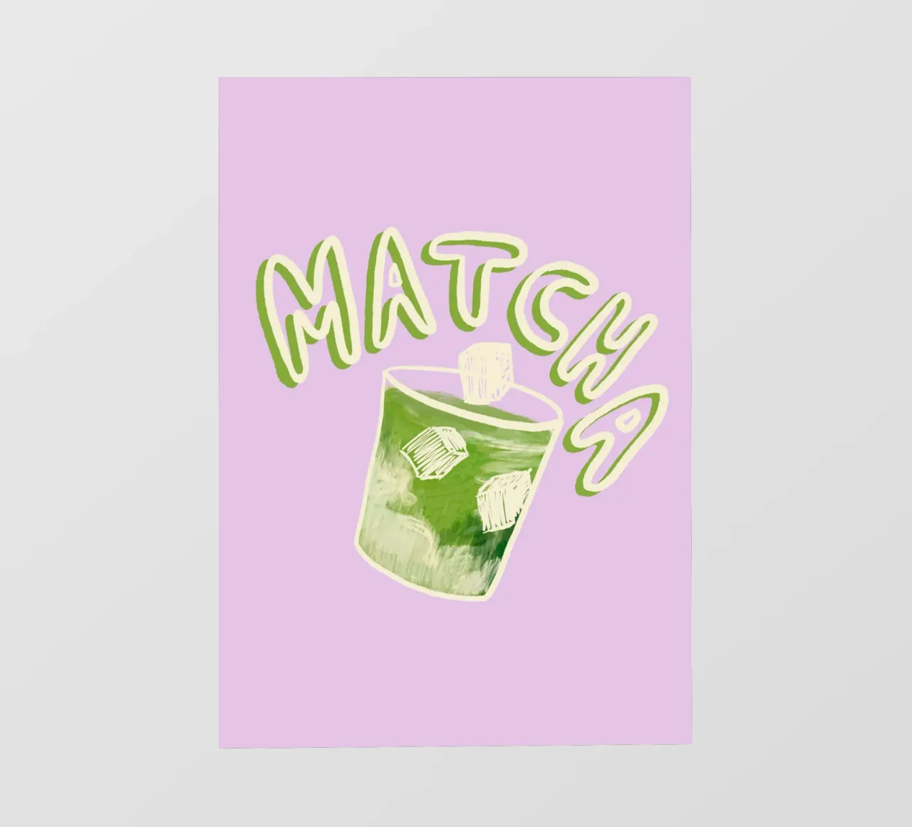 Matcha photo wallpaper by Studio Dolci
