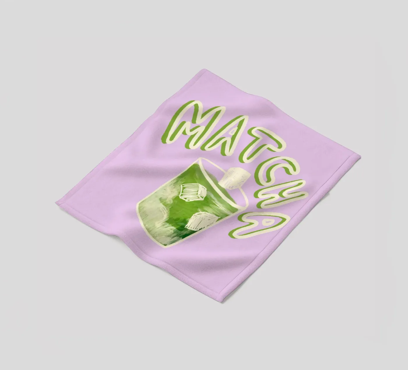 Matcha fleecedeken van Studio Dolci