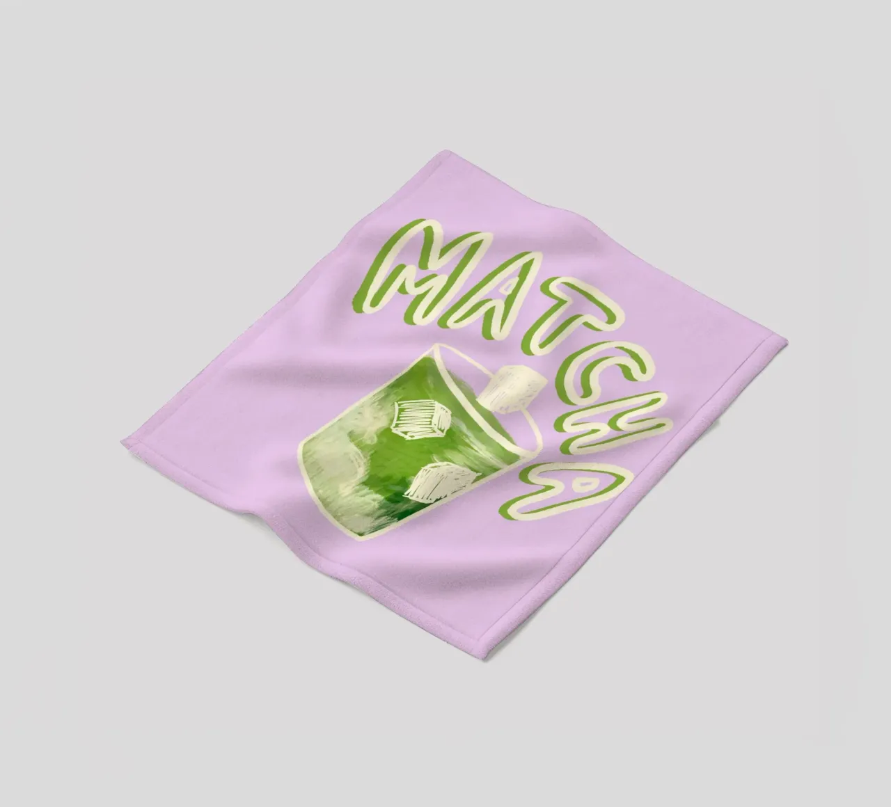 Matcha fleecedeken van Studio Dolci