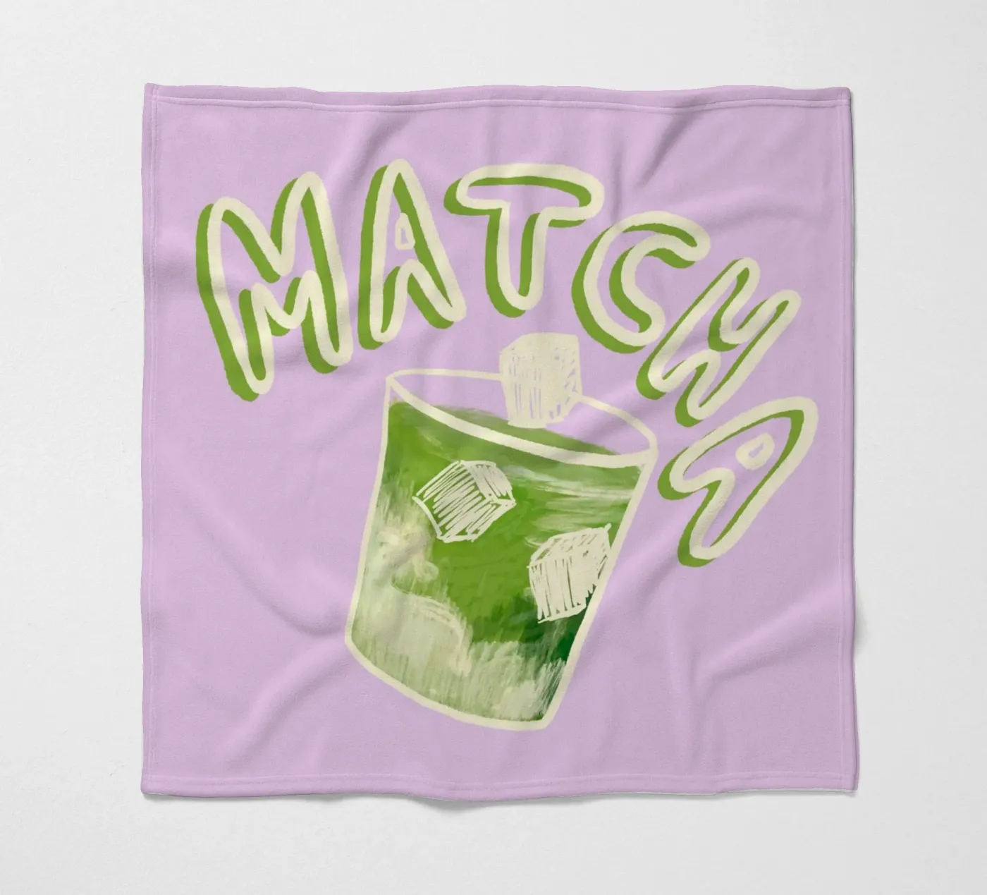 Matcha fleecedeken van Studio Dolci