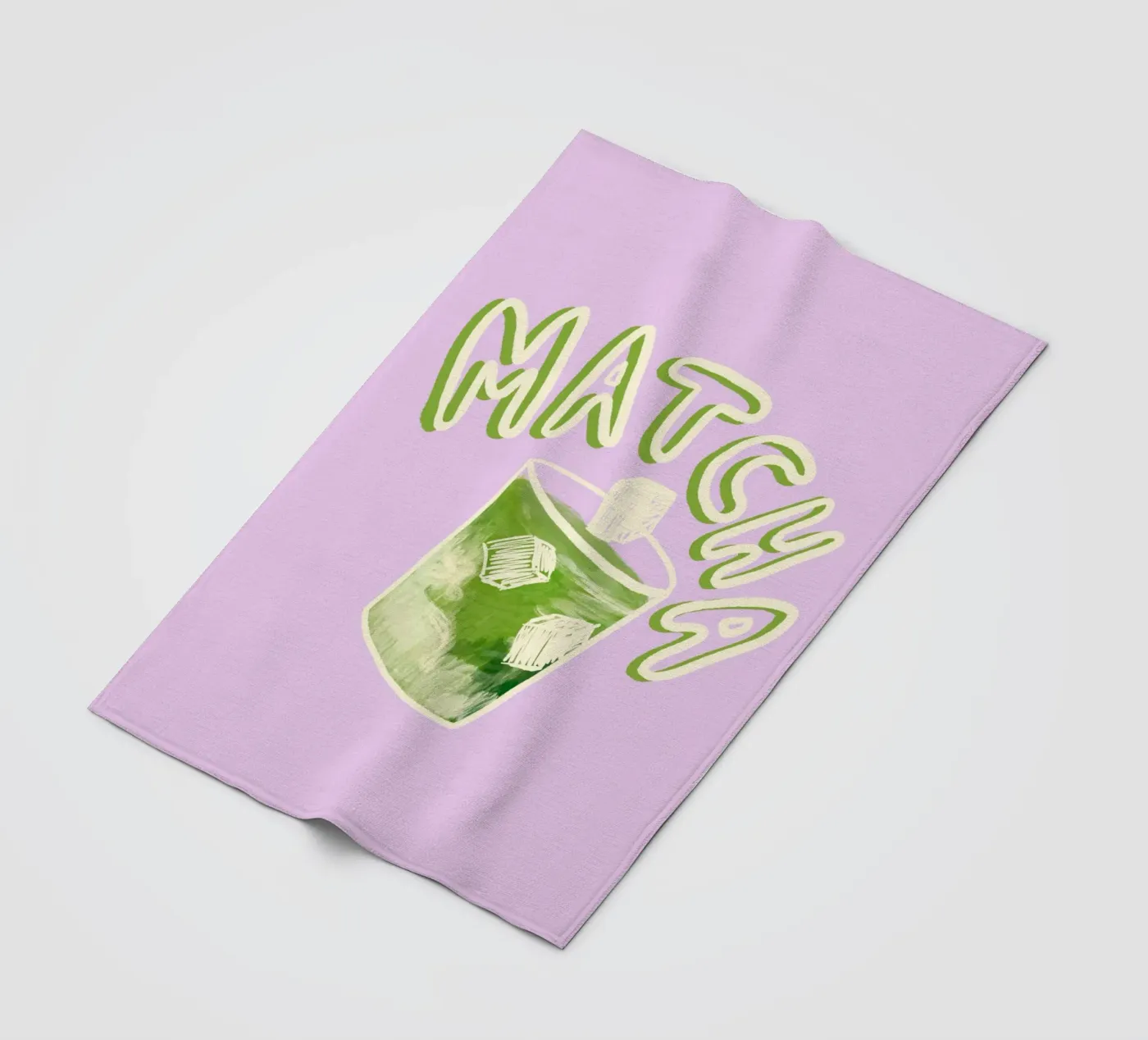 Matcha fleecedeken van Studio Dolci