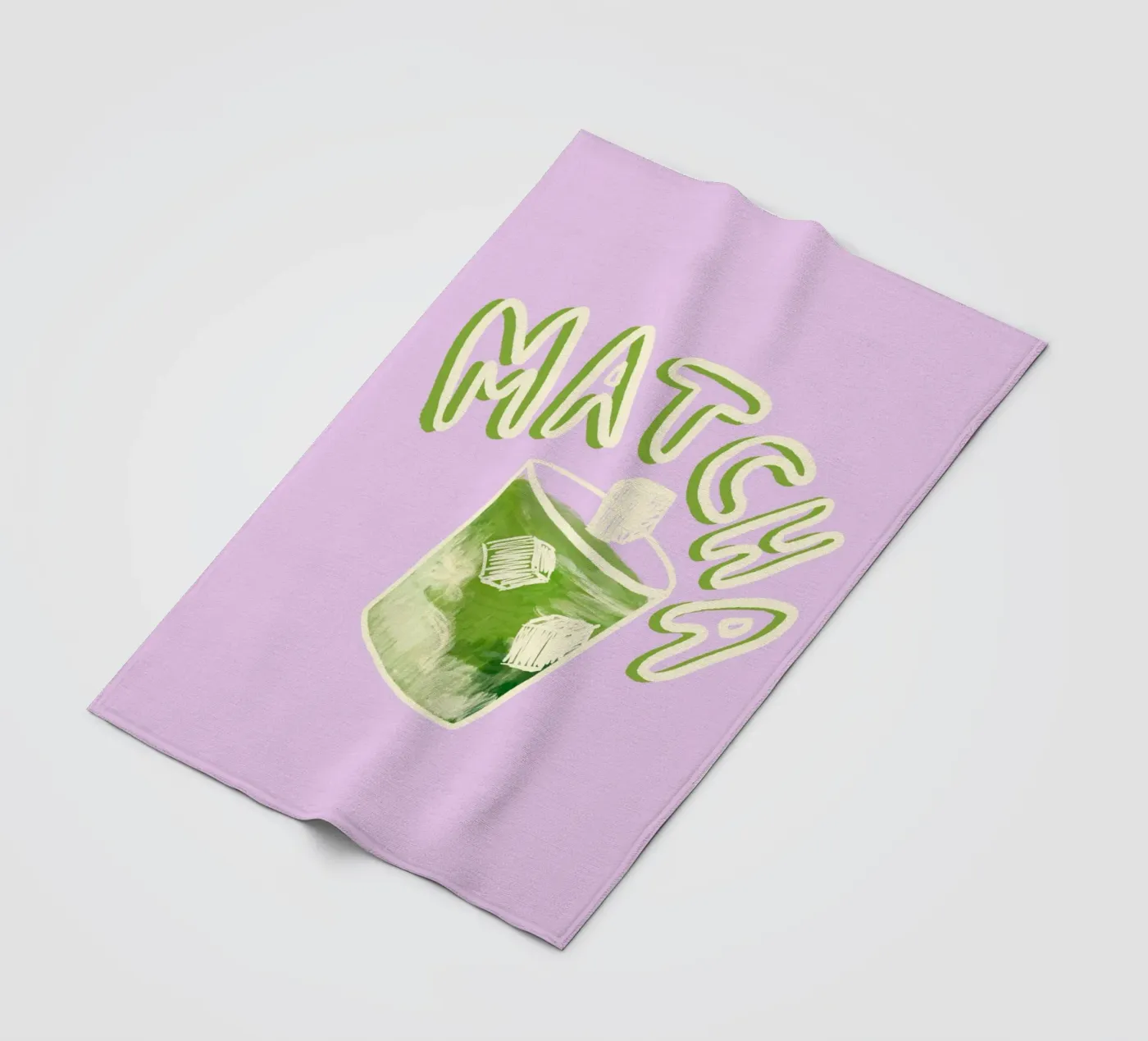 Matcha fleecedeken van Studio Dolci