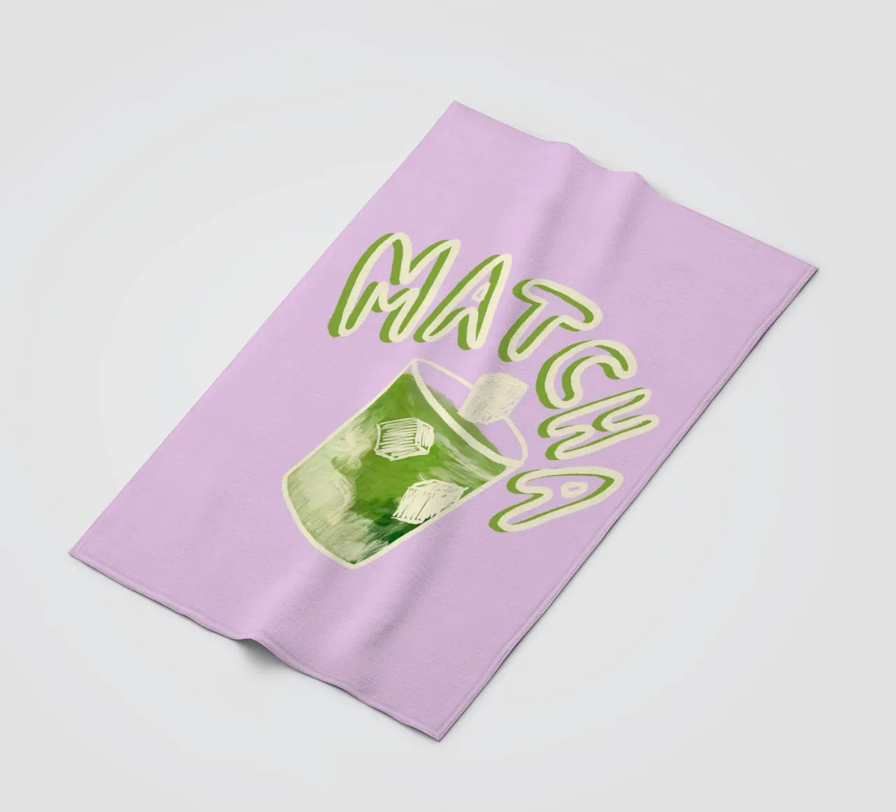 Matcha fleecedeken van Studio Dolci