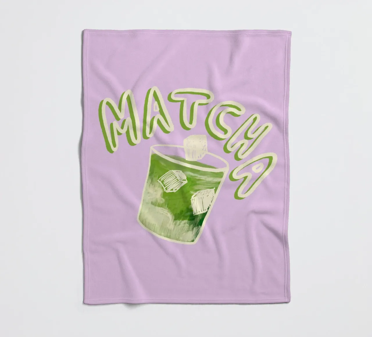 Matcha fleecedeken van Studio Dolci