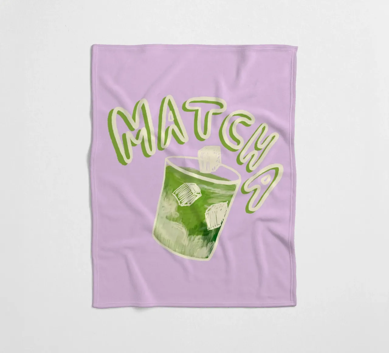 Matcha fleecedeken van Studio Dolci