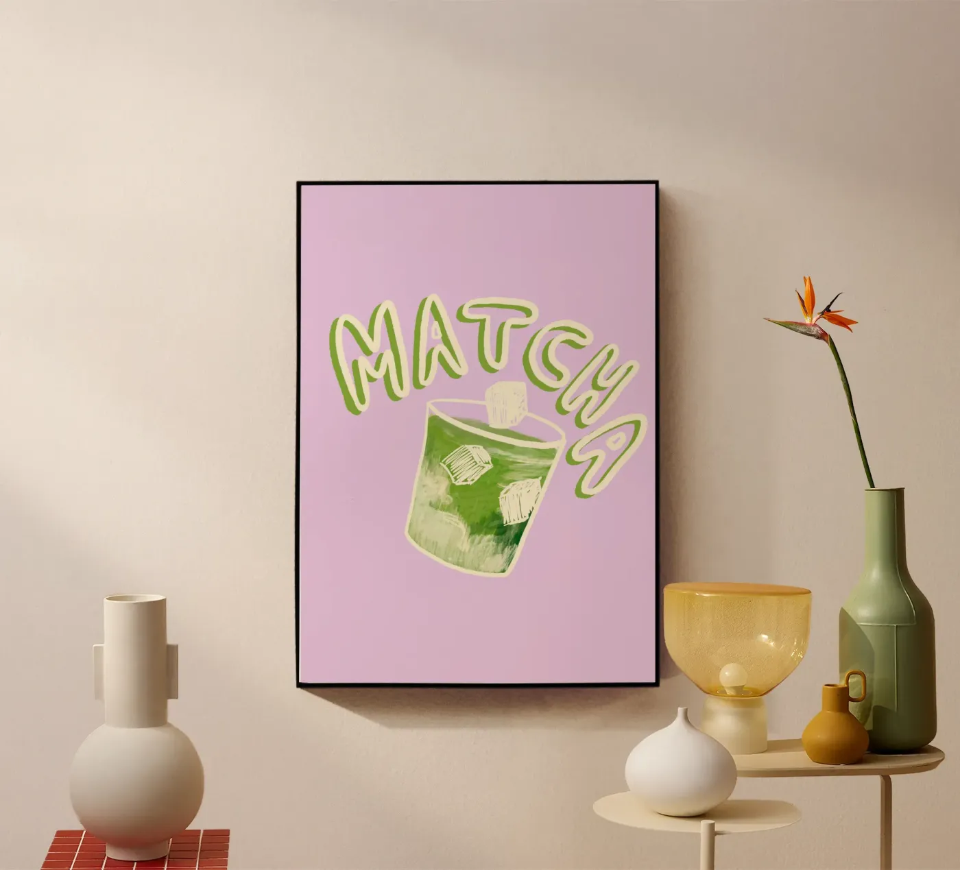 Matcha plexiglass da Studio Dolci