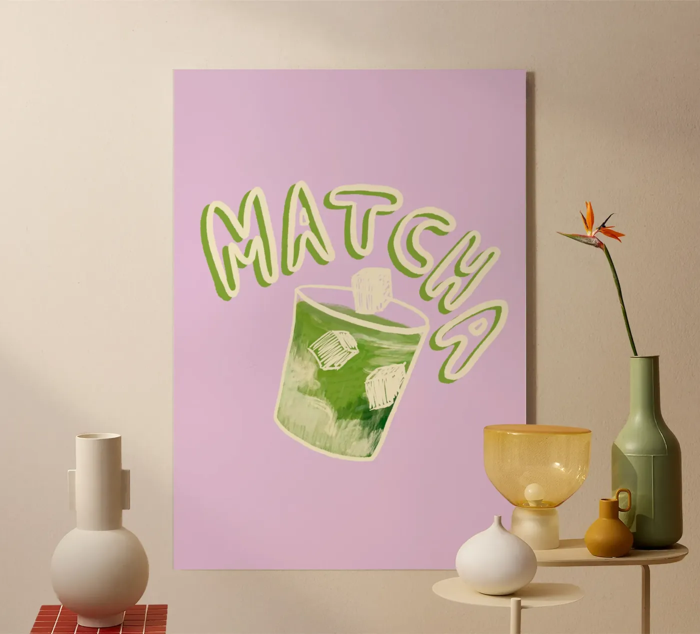 Matcha plexiglass da Studio Dolci