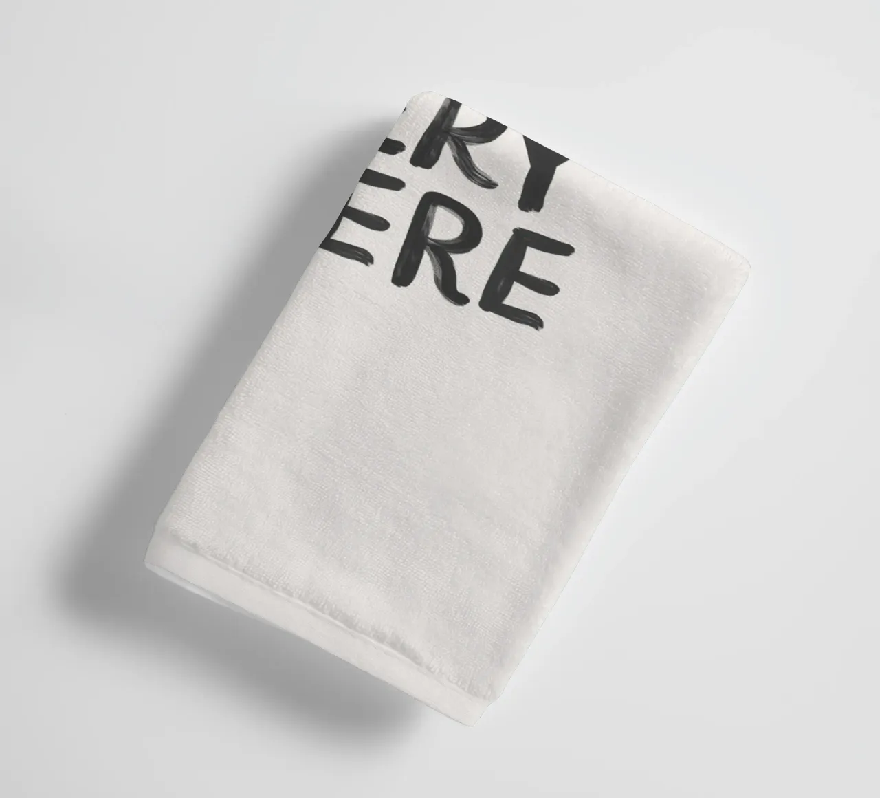 I Want to Be With You Everywhere Typography in Black White towel by THE MOTIVATED TYPE