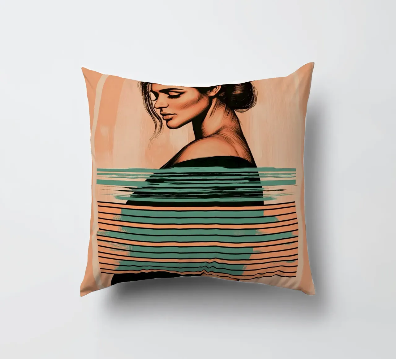 Abstract pregnancy cuscino da Synthaira