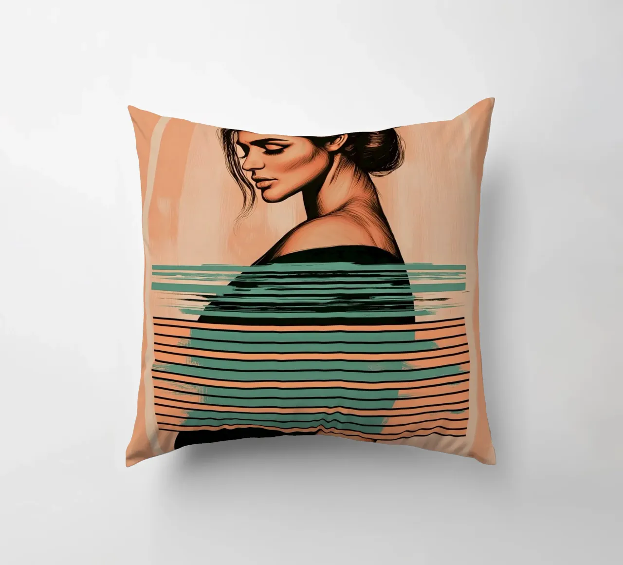 Abstract pregnancy cuscino da Synthaira