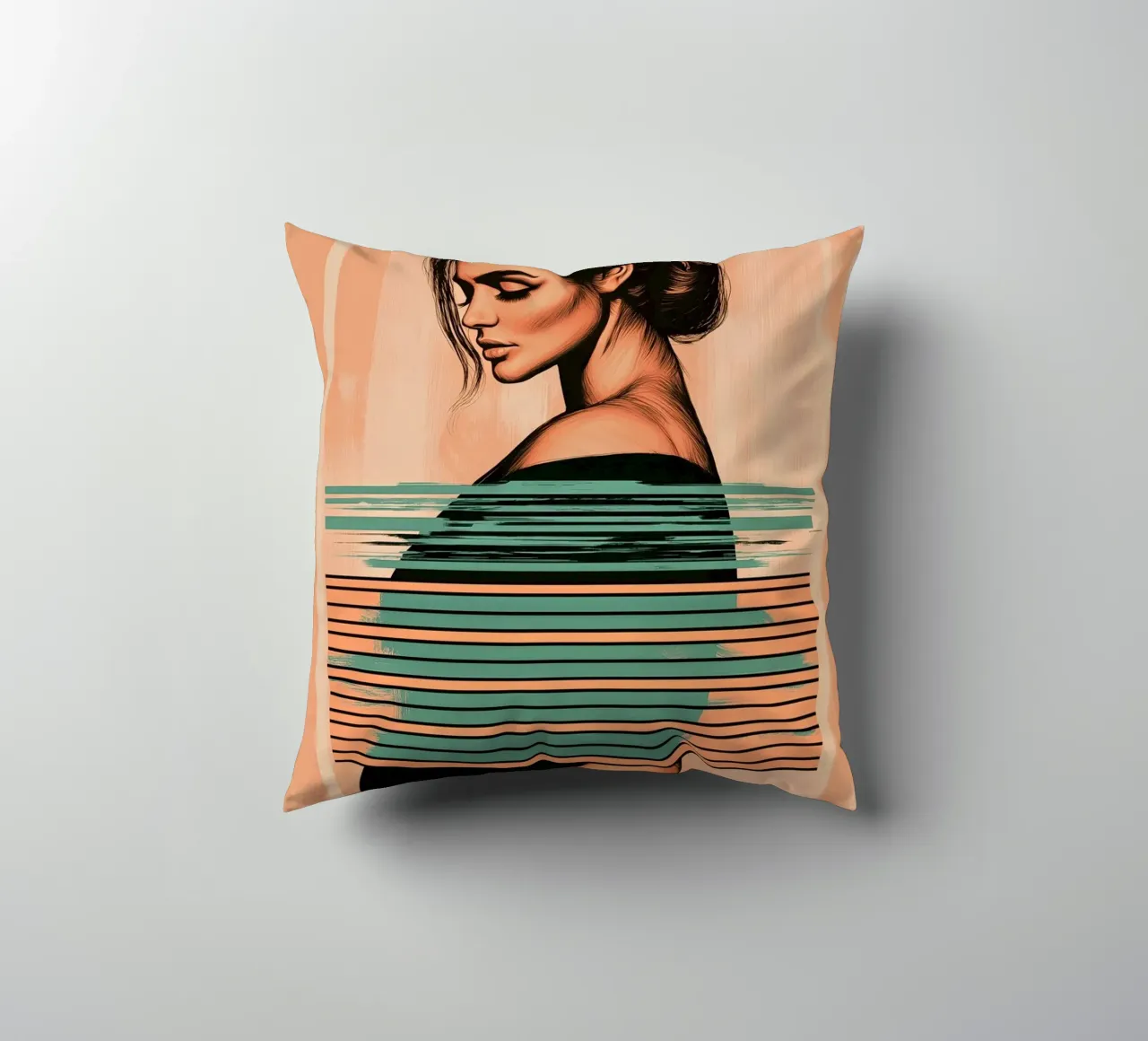 Abstract pregnancy cuscino da Synthaira