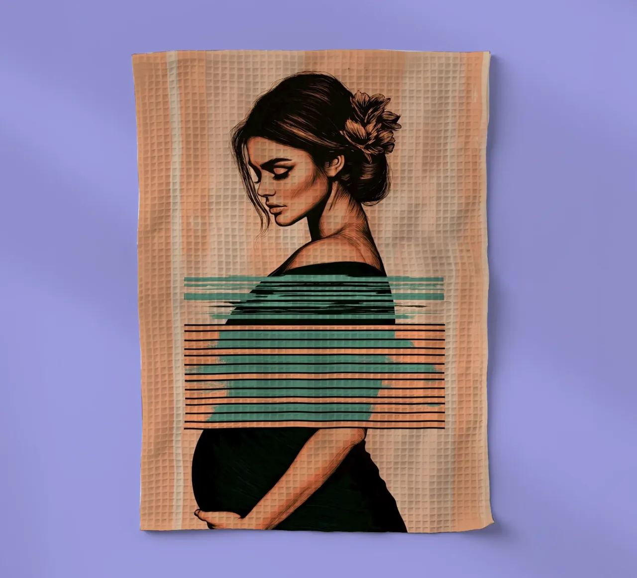 Abstract pregnancy canovaccio da cucina da Synthaira