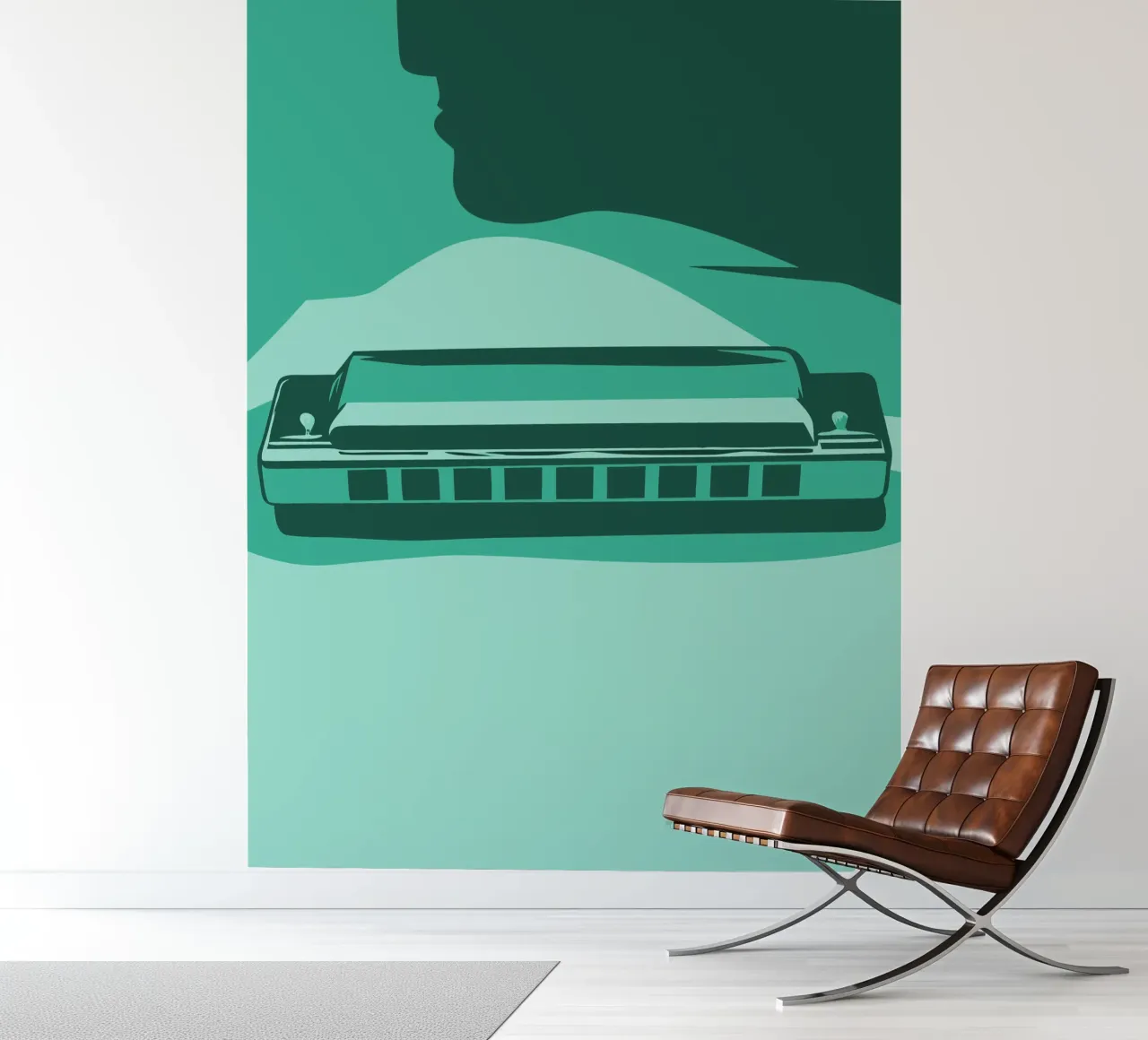 Harmonica fotobehang van MUSIC EDITION