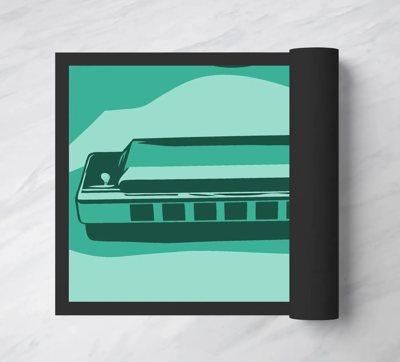 Harmonica Fußmatte von MUSIC EDITION